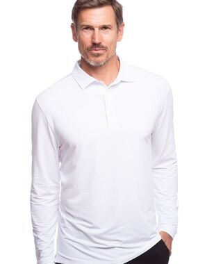 IBKUL Long Sleeve Polo Top - White